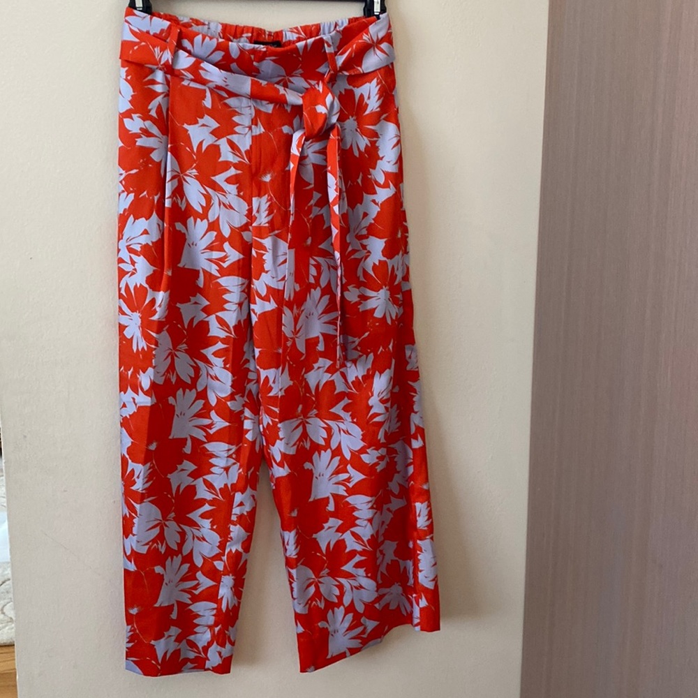 J. Crew Wide Leg Cropped Pants 8P NWT